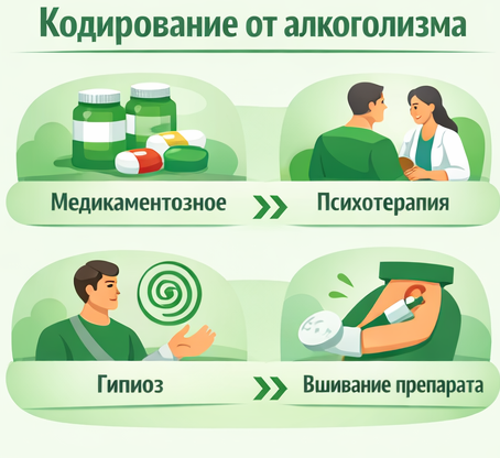 кодирование от алкоголизма в Ноябрьске Санати